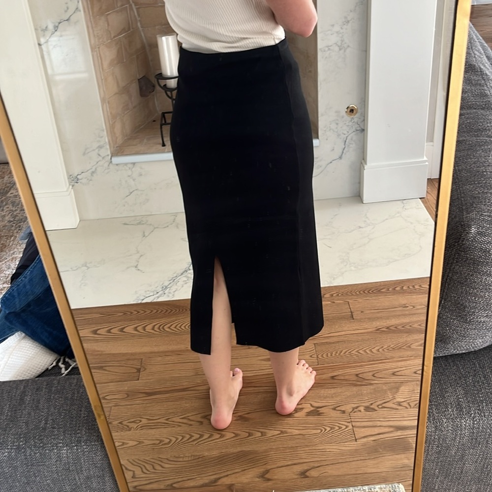 COS Black Midi Pencil Skirt for Work - Picture 4 of 10